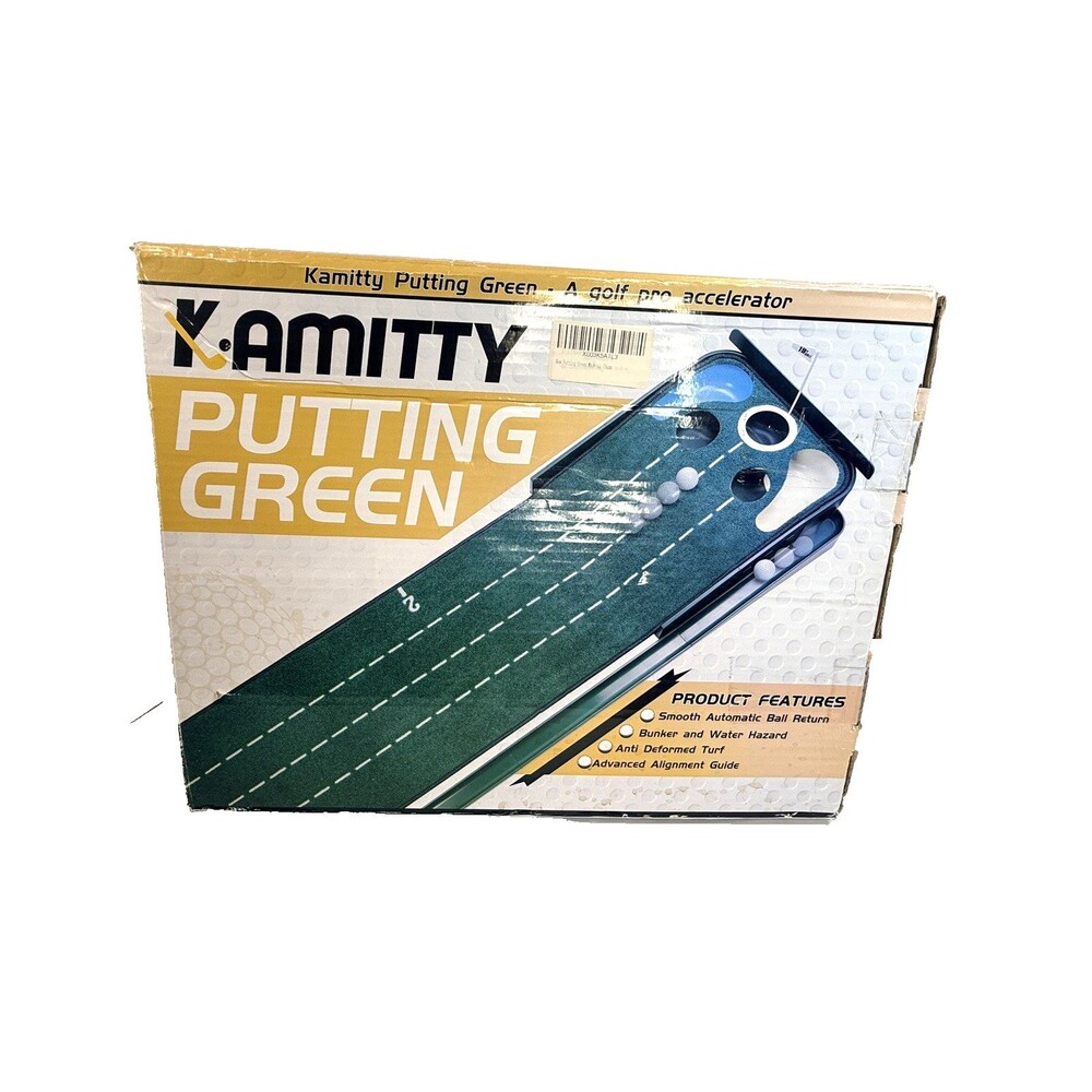 Kamitty Putting Green 8ft Porus Design Premium Turf Automatic Ball Return